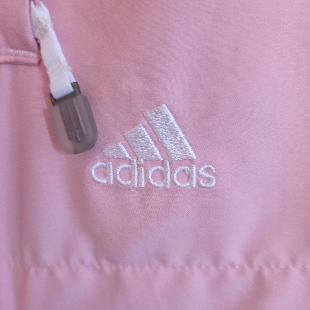 Adidas Women's Light Pink Bomber Windbreaker Jacket - Picture 4 of 5